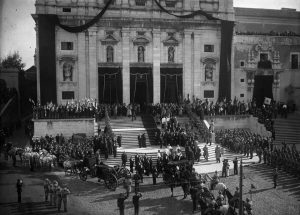 Funeral dos mártires do Regicídio, 1908
